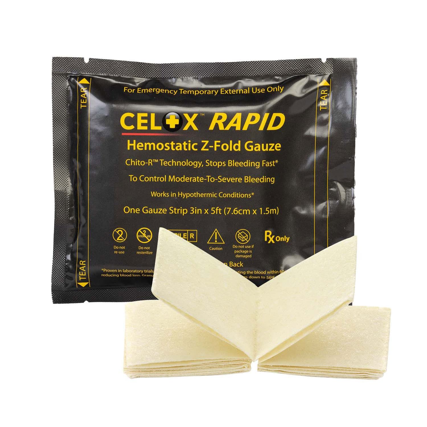 Rapid Hemostatic Z-Fold Gauze — фото 2
